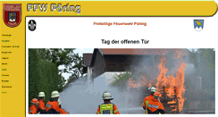 Desktop Screenshot of feuerwehr-poering.de