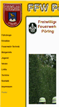 Mobile Screenshot of feuerwehr-poering.de